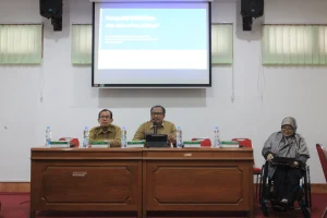 Sekretaris Daerah Kabupaten Bantul, Agus Budi Raharja menyampaikan sambutan dalam kegiatan Workshop Identifikasi Masalah untuk Mewujudkan Kebijakan Daerah yang Inklusif. Dok. Media SIGAB Indonesia
